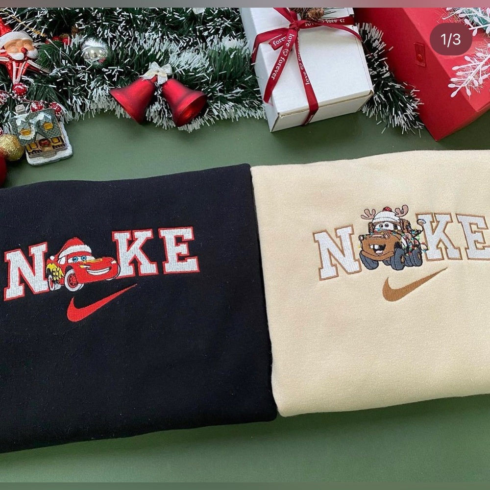 Limited Edition- Christmas Edition Mcqueen & Matte Embroidered Sweats